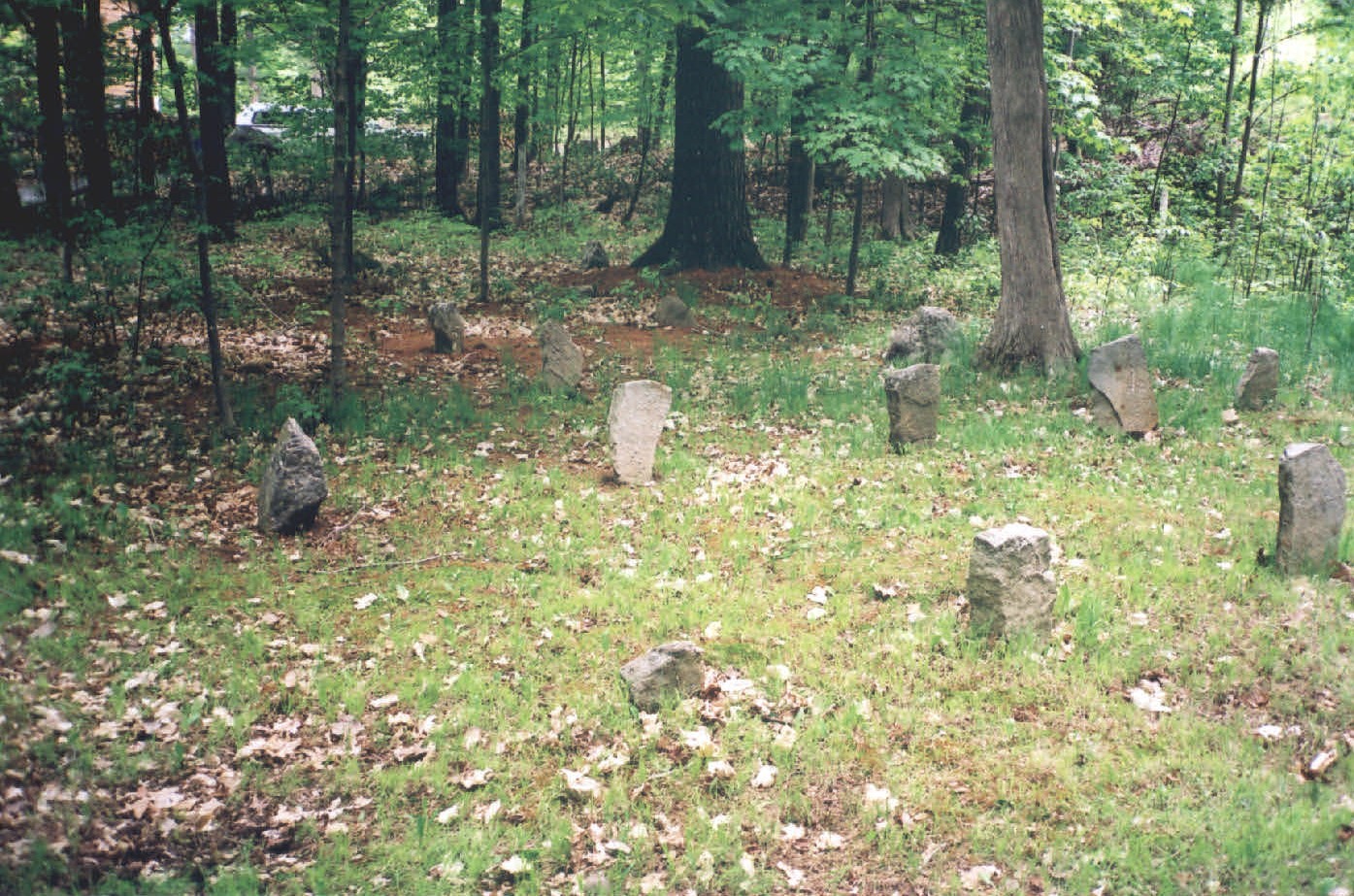 Gravestones at Chaffey's Lock 