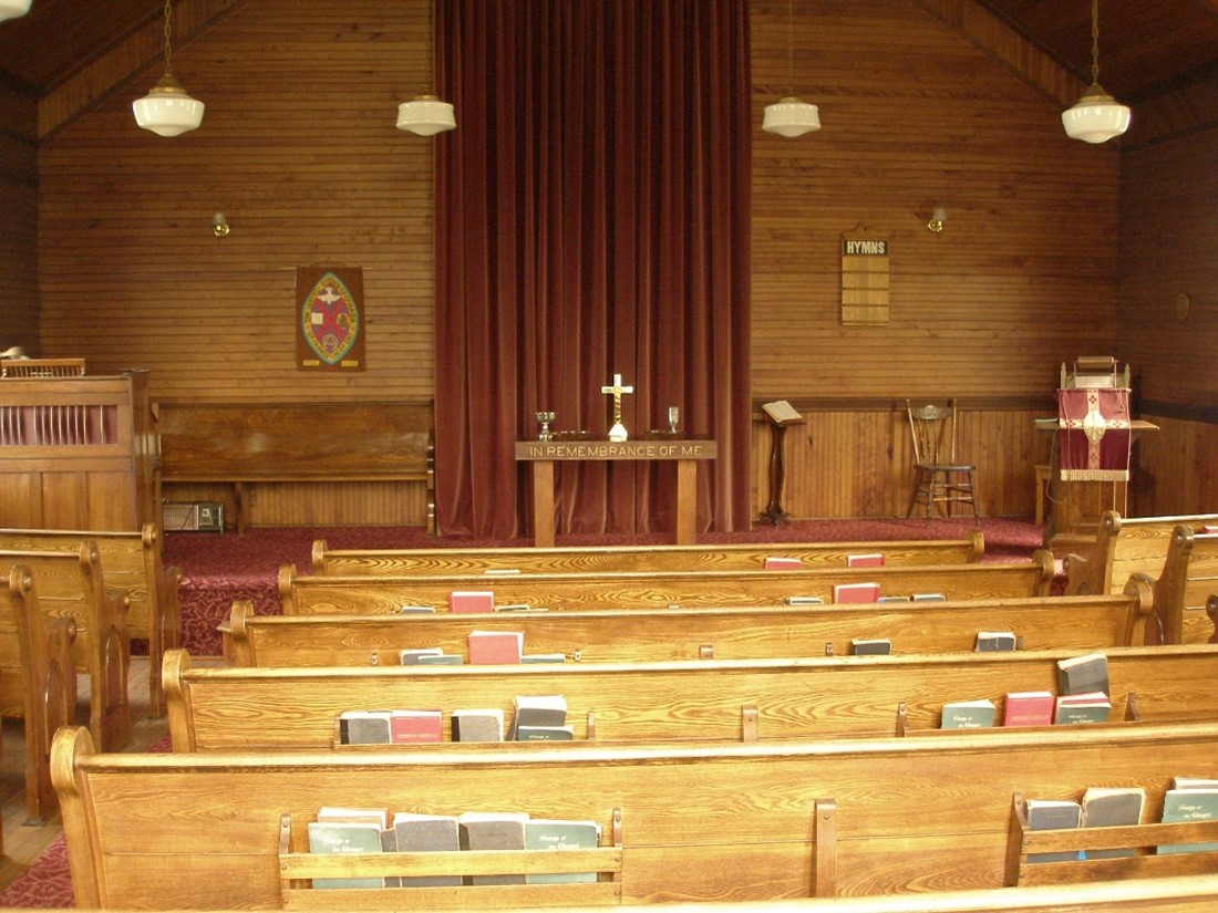  Rydal Bank United Church — Interior