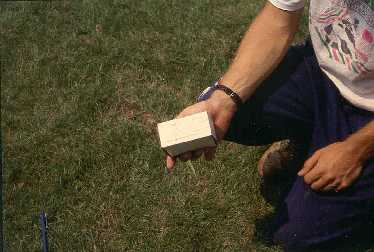 Box for soil samples.