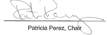 Patricia Perez signature