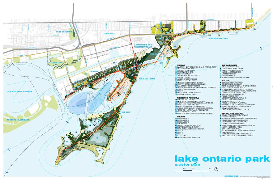 Map of Lake Ontario Park