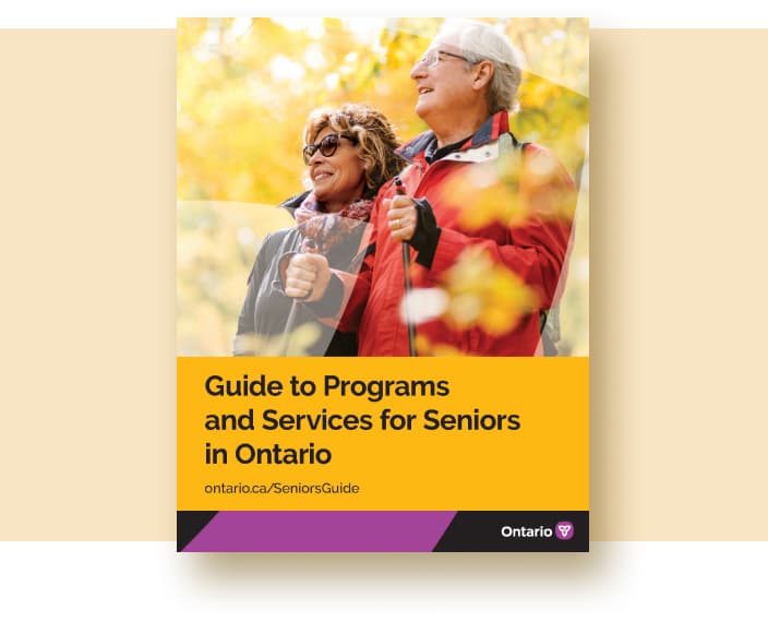 The front page of Ontario’s Seniors guide.