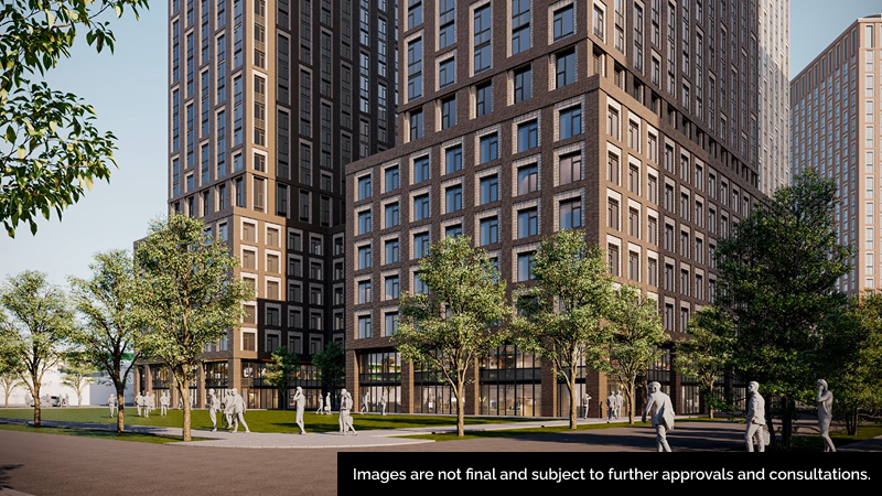 Conceptual design of the proposed Guildwood transit-oriented community.