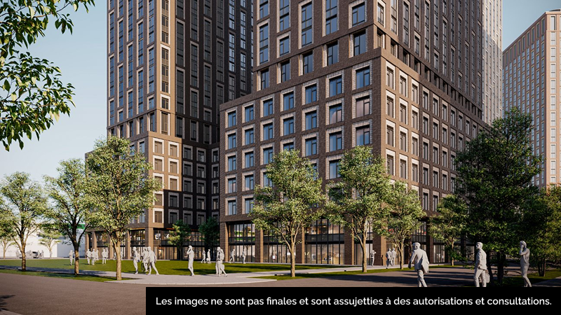 Conception provisoire de la communauté axée sur le transport en commun proposée de Guildwood