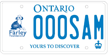 Illustration of Licence Plate — Farley Foundation