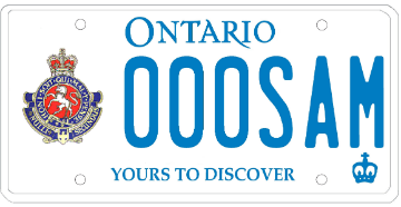 Illustration of Licence Plate — Governor General’s Horse Guards Association