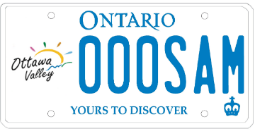 Illustration of Licence Plate — Ottawa Valley Adventure Playground