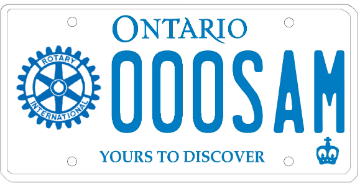 Illustration of Licence Plate — Rotary International