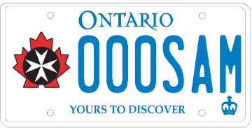 Illustration of Licence Plate — St. John Ambulance