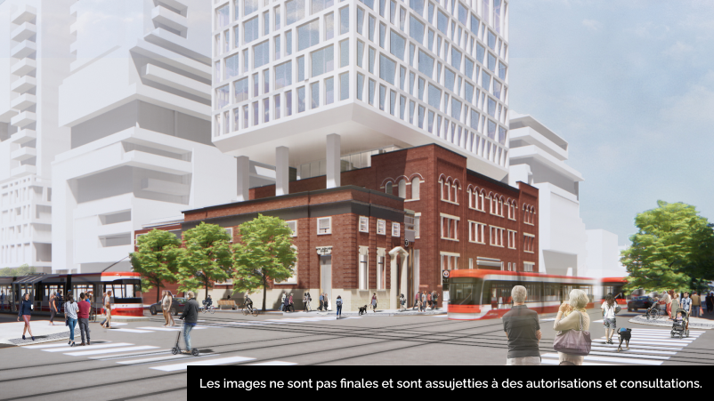 La communauté axée sur le transport en commun proposée à la gare King West