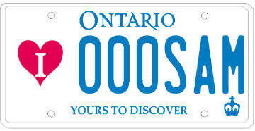Illustration of Licence Plate — I Heart