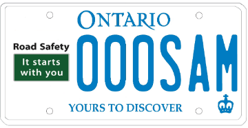 Illustration of Licence Plate — Road Safety