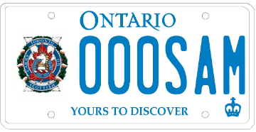 Illustration of Licence Plate — Toronto Scottish Regiment