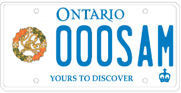 Illustration of Licence Plate — United Empire Loyalist
