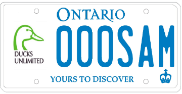 Illustration of Licence Plate — Ducks Unlimited
