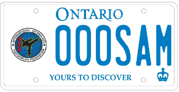 Illustration of Licence Plate — International Ch’ang-Hon Taekwon-Do Federation