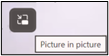 Remote access defence picture-in-picture icon