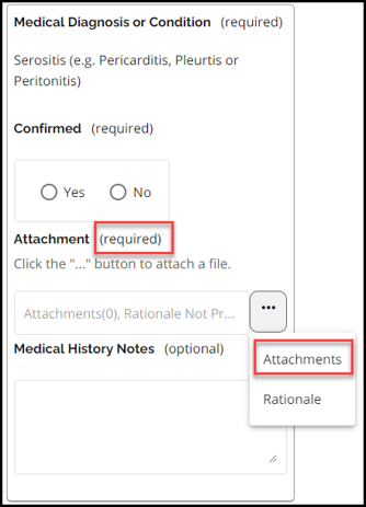 Attach supporting documents