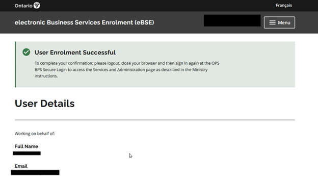 Let the prescriber know you have completed OPS BPS Secure registration and ask them to add you to SADIE.
