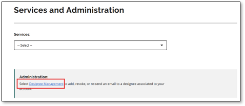 The prescriber must add the new user as a ‘designee’ in their OPS BPS Secure account.