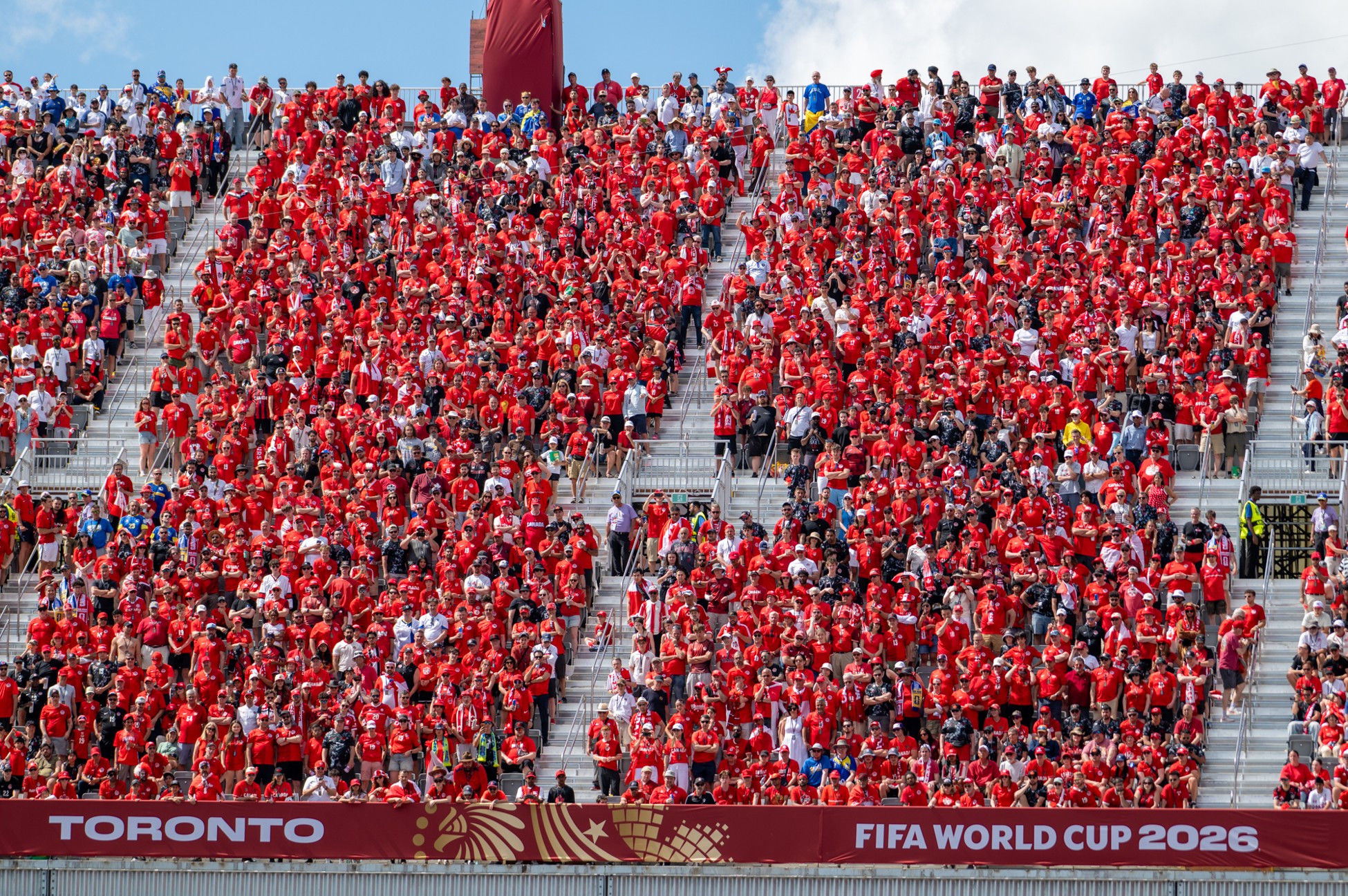 Fans at Toronto Stadium