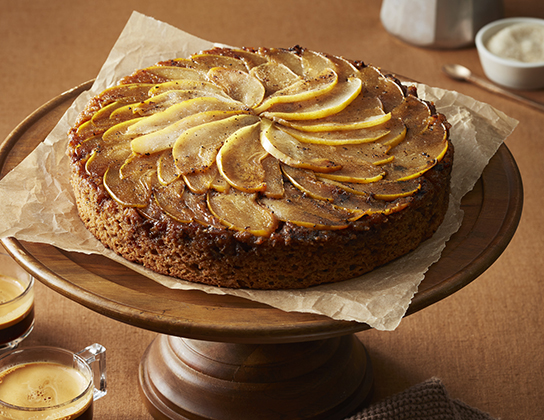 Brown Butter Pear Cake